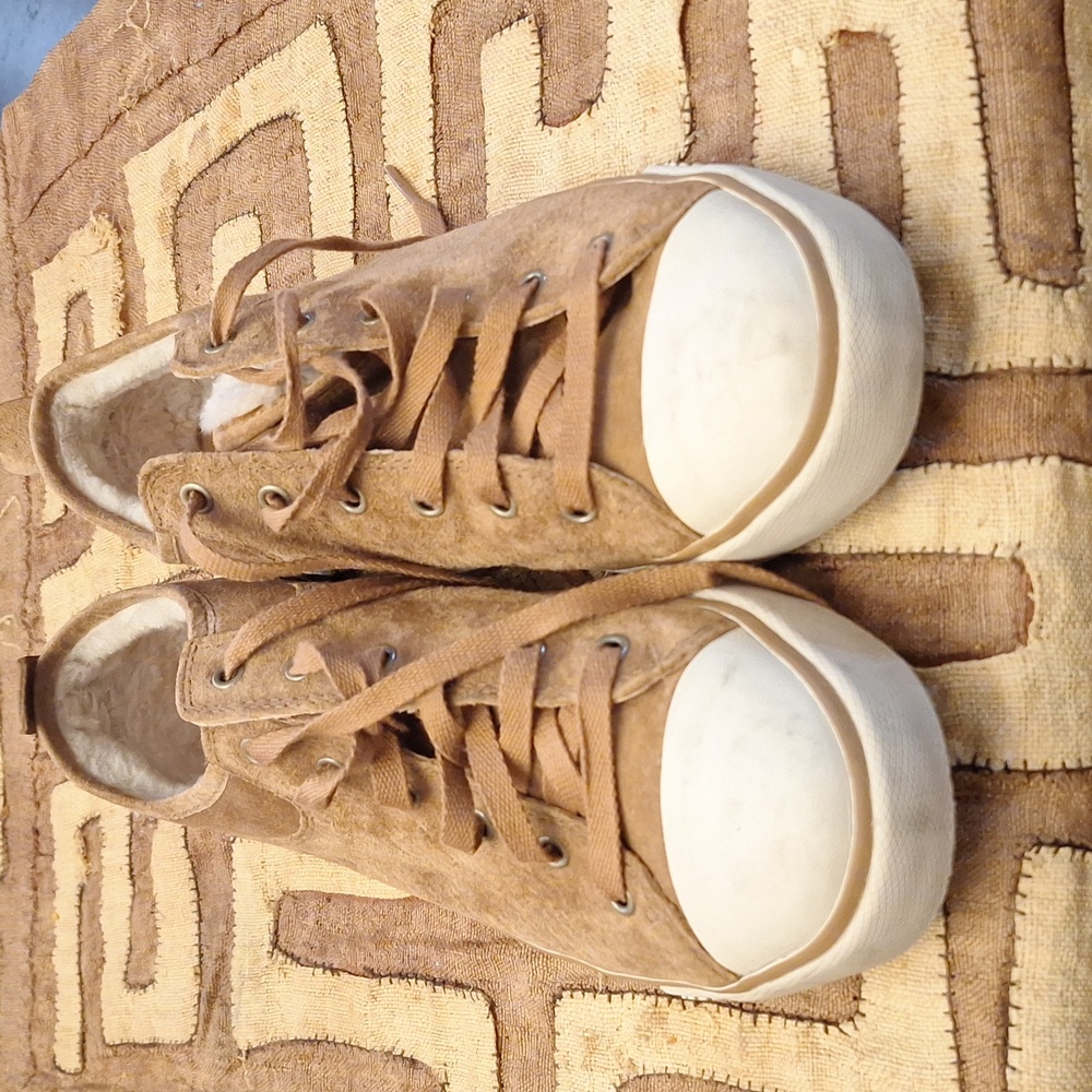 UGG tan sneakers, size 9